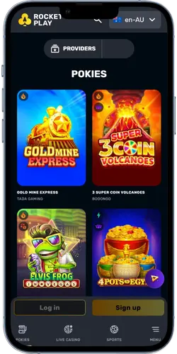 Rocketplay online platform pokies